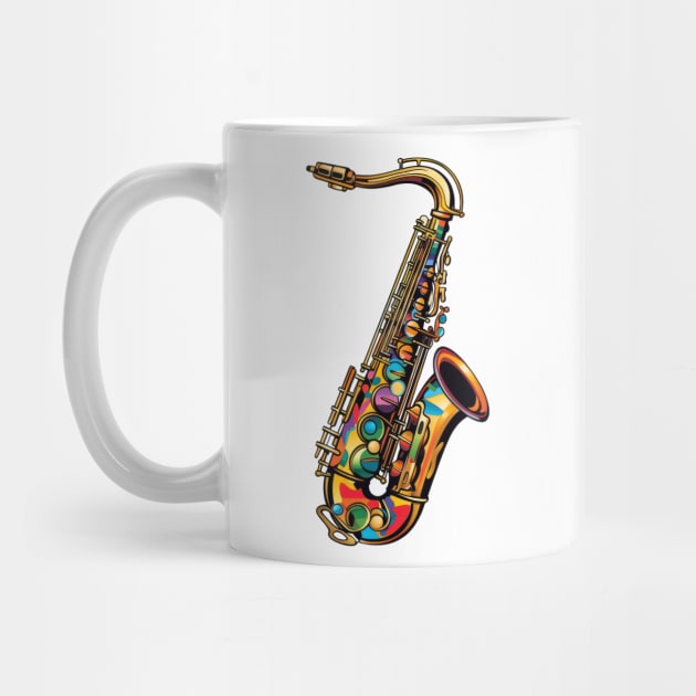 Retro 90s Saxophone by Chromatic Fusion Studio